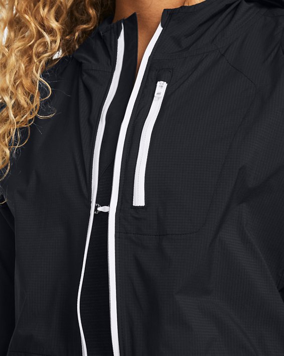 Women's UA Launch Lightweight Jacket in Black image number 2
